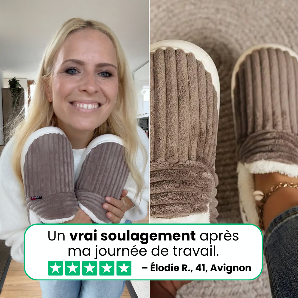 Doucefly | Pantoufles Orthopédiques Anti-Dérapantes